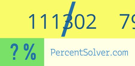 What is 111302 out of 795024 as a percentage ? 111302 out of 795024 as a percent