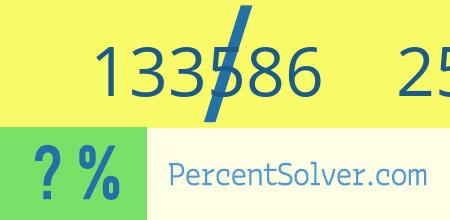 What is 133586 out of 257192 as a percentage ? 133586 out of 257192 as a percent