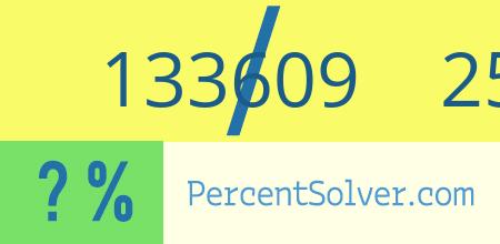 What is 133609 out of 257138 as a percentage ? 133609 out of 257138 as a percent