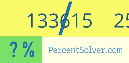 What is 133615 out of 257100 as a percentage ? 133615 out of 257100 as a percent