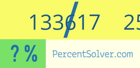 133617 out of 257106 as a percent