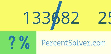 What is 133682 out of 257130 as a percentage ? 133682 out of 257130 as a percent