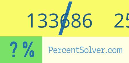 What is 133686 out of 257088 as a percentage ? 133686 out of 257088 as a percent
