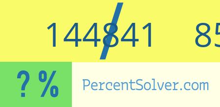What is 144841 out of 852004 as a percentage ? 144841 out of 852004 as a percent