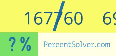 167760 out of 699000 as a percent