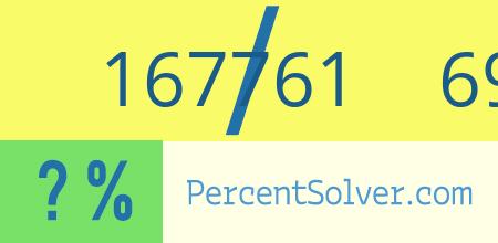 167761 out of 699003 as a percent