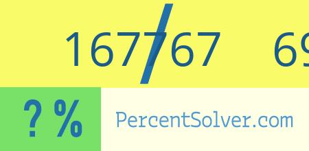 167767 out of 699028 as a percent