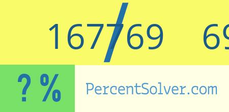 167769 out of 699036 as a percent