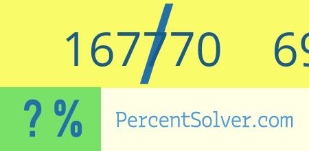 167770 out of 699040 as a percent