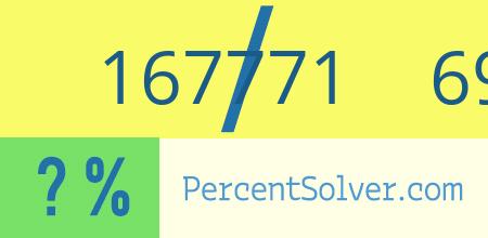 167771 out of 699044 as a percent