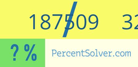 187509 out of 329078 as a percent