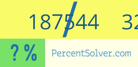 What is 187544 out of 329024 as a percentage ? 187544 out of 329024 as a percent