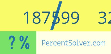 187599 out of 329121 as a percent
