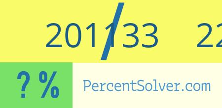201133 out of 226130 as a percent