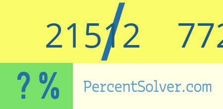 What is 21512 out of 77216 as a percentage ? 21512 out of 77216 as a percent