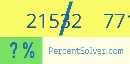 21532 out of 77175 as a percent