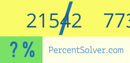 What is 21542 out of 77301 as a percentage ? 21542 out of 77301 as a percent