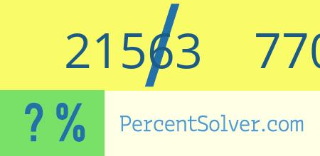 21563 out of 77047 as a percent