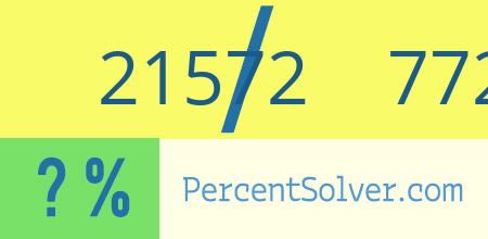 What is 21572 out of 77207 as a percentage ? 21572 out of 77207 as a percent
