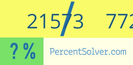 What is 21573 out of 77211 as a percentage ? 21573 out of 77211 as a percent