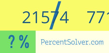 What is 21574 out of 77118 as a percentage ? 21574 out of 77118 as a percent