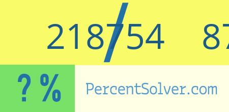 What is 218754 out of 875037 as a percentage ? 218754 out of 875037 as a percent