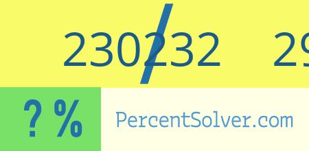 What is 230232 out of 299002 as a percentage ? 230232 out of 299002 as a percent