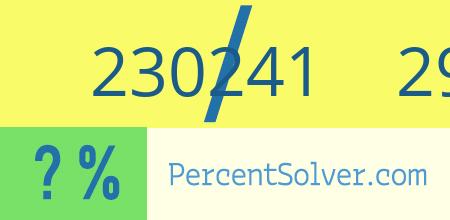 What is 230241 out of 299014 as a percentage ? 230241 out of 299014 as a percent