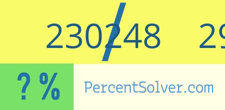 What is 230248 out of 299023 as a percentage ? 230248 out of 299023 as a percent