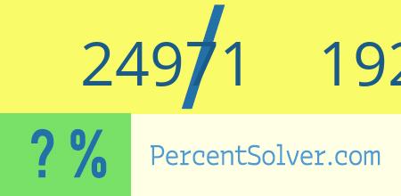 What is 24971 out of 192081 as a percentage ? 24971 out of 192081 as a percent