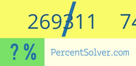 What is 269311 out of 748085 as a percentage ? 269311 out of 748085 as a percent