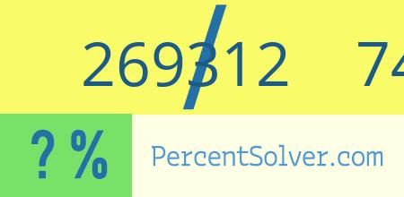 What is 269312 out of 748088 as a percentage ? 269312 out of 748088 as a percent