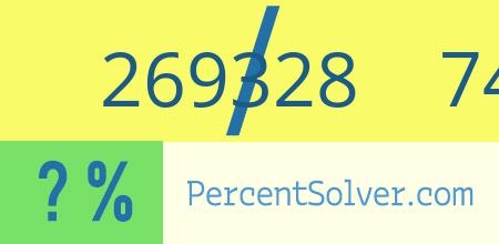 What is 269328 out of 748132 as a percentage ? 269328 out of 748132 as a percent