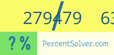 What is 279479 out of 635179 as a percentage ? 279479 out of 635179 as a percent