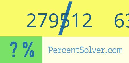 What is 279512 out of 635254 as a percentage ? 279512 out of 635254 as a percent