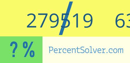 What is 279519 out of 635270 as a percentage ? 279519 out of 635270 as a percent