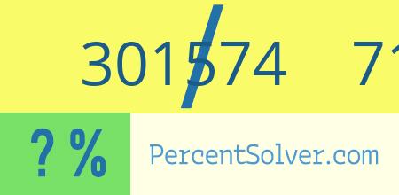 What is 301574 out of 718204 as a percentage ? 301574 out of 718204 as a percent