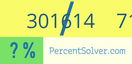 301614 out of 718167 as a percent