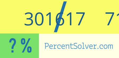 301617 out of 718172 as a percent