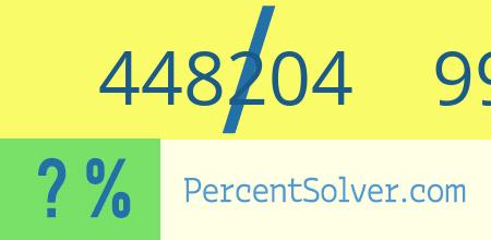 What is 448204 out of 996008 as a percentage ? 448204 out of 996008 as a percent