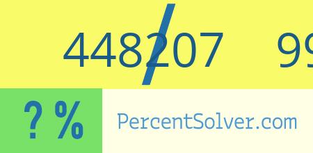 448207 out of 996016 as a percent