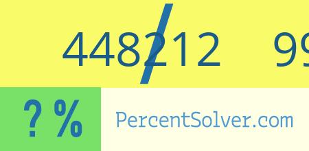 What is 448212 out of 996026 as a percentage ? 448212 out of 996026 as a percent