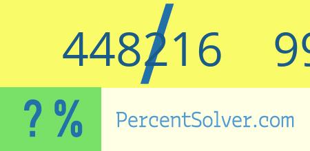 What is 448216 out of 996035 as a percentage ? 448216 out of 996035 as a percent