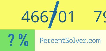 What is 466701 out of 791018 as a percentage ? 466701 out of 791018 as a percent