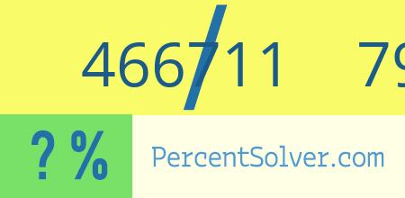 What is 466711 out of 791047 as a percentage ? 466711 out of 791047 as a percent