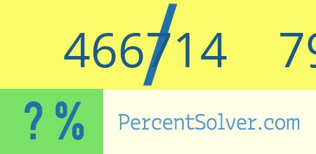 466714 out of 791056 as a percent