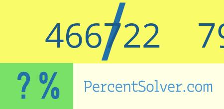 466722 out of 791055 as a percent