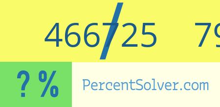 What is 466725 out of 791059 as a percentage ? 466725 out of 791059 as a percent