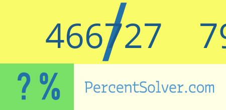 What is 466727 out of 791062 as a percentage ? 466727 out of 791062 as a percent